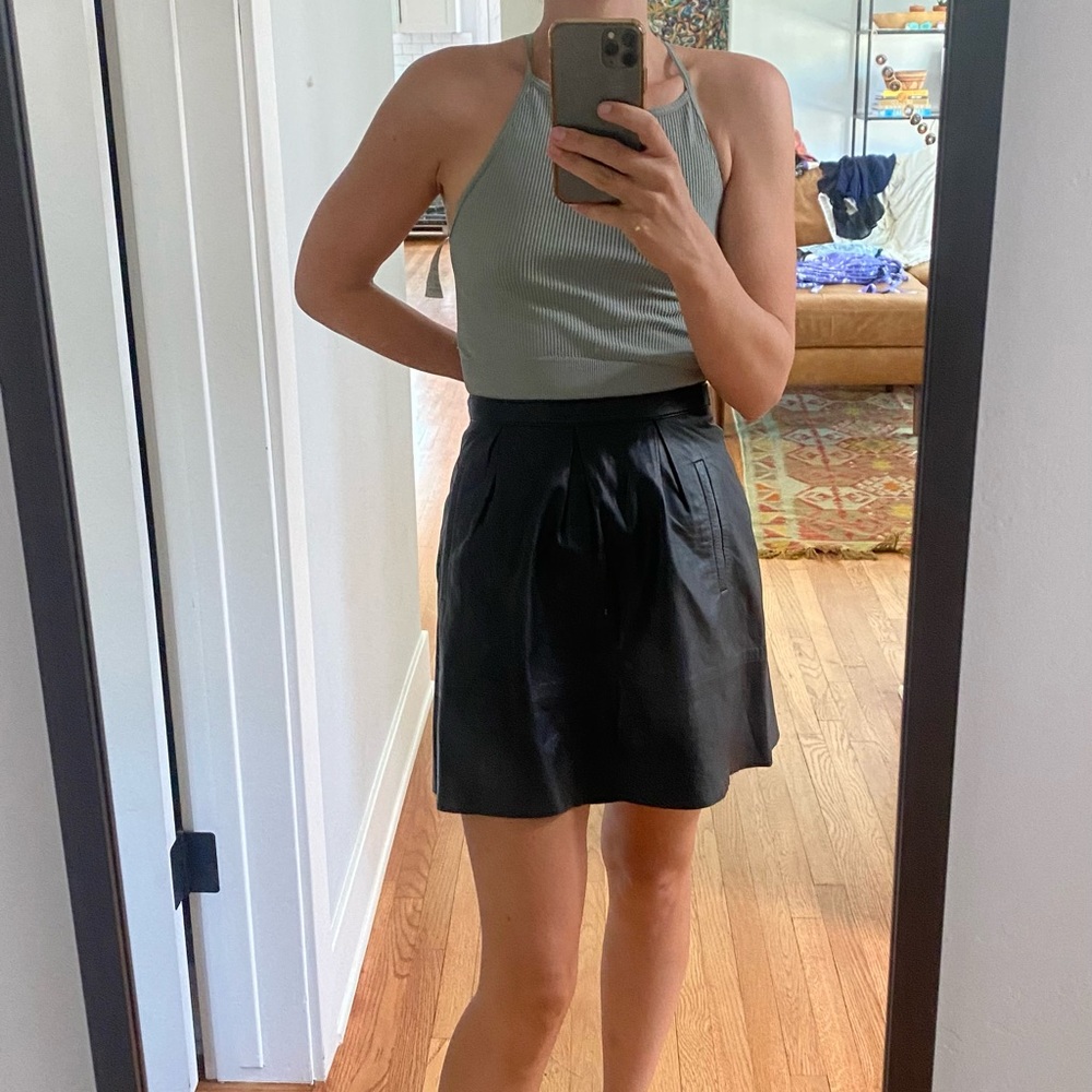 Madewell leather mini